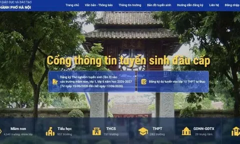 Sở Giáo dục và Đào tạo Hà Nội hướng dẫn các kênh chính thức tra điểm thi vào lớp 10