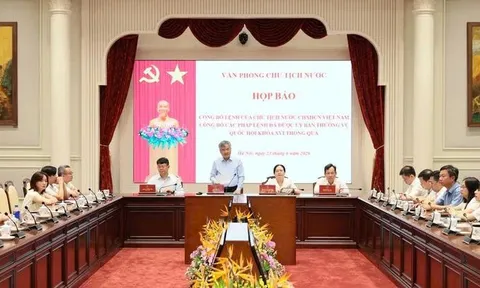 Công bố Lệnh của Chủ tịch nước về 2 Pháp lệnh sẽ có hiệu lực vào 1/7/2026