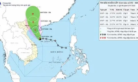 Bão số 1 tăng lên cấp 11, di chuyển chậm cách đảo Hải Nam (Trung Quốc) khoảng 90km