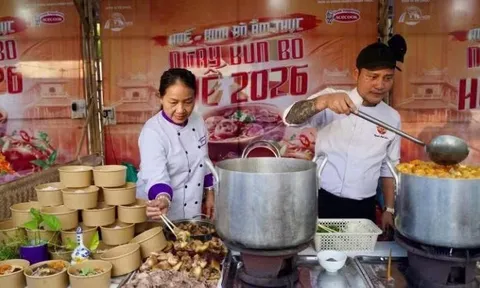 Khai mạc “Ngày Bún bò Huế”, tôn vinh di sản ẩm thực Cố đô