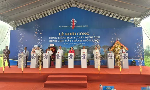 Khởi công xây dựng Bệnh viện Mắt Hà Nội quy mô 250 giường, phấn đấu hoàn thành trong quý I/2028