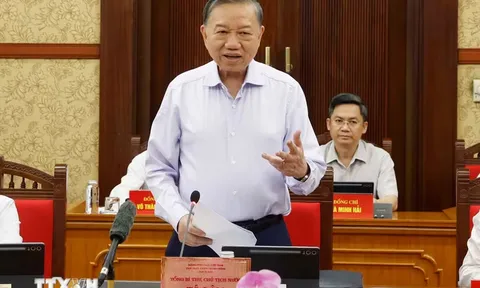 Thông báo Kết luận của Tổng Bí thư, Chủ tịch nước Tô Lâm tại Phiên họp Ban Chỉ đạo Trung ương thực hiện Nghị quyết 57