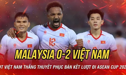 Việt Nam thắng Malaysia 2-0, rộng cửa vào chung kết ASEAN Cup 2026