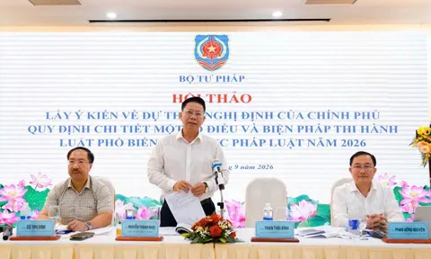 Hoàn thiện quy định về phổ biến, giáo dục pháp luật, tăng cường ứng dụng AI