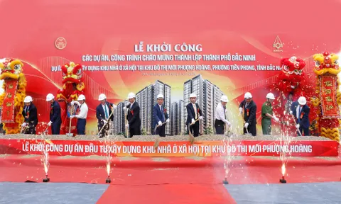 Bắc Ninh khởi công Khu nhà ở xã hội Phượng Hoàng, quy mô 1.660 căn hộ