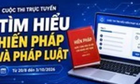 Gần 2,2 triệu bài tham dự cuộc thi Tìm hiểu Hiến pháp và pháp luật
