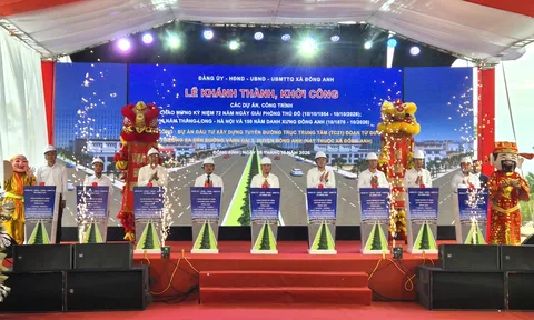 Hà Nội: Khởi công tuyến đường TC21, tạo động lực phát triển hạ tầng Đông Anh