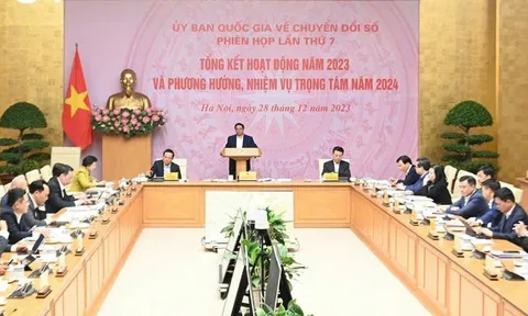 Phiên họp lần thứ 7 của Ủy ban quốc gia về chuyển đổi số