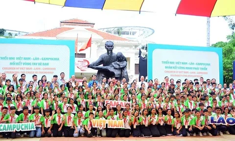 Liên hoan thiếu nhi ba nước Việt Nam-Lào-Campuchia tại TP.HCM