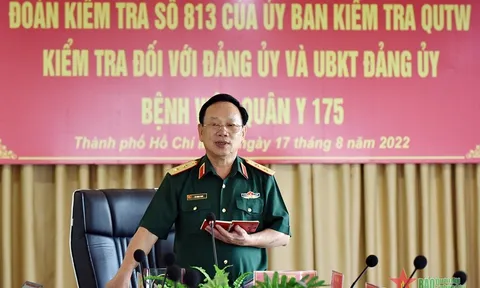 Ủy ban Kiểm tra Quân ủy Trung ương làm việc với Bệnh viện Quân y 175