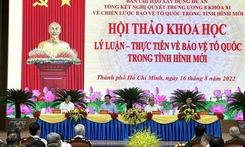 Chủ tịch nước Nguyễn Xuân Phúc chủ trì Hội thảo khoa học “Lý luận - thực tiễn bảo vệ Tổ quốc trong tình hình mới”