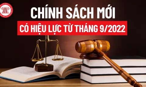 Một số chính sách nổi bật có hiệu lực từ tháng Chín sắp tới