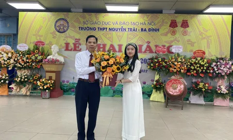 Lễ khai giảng năm học 2022 - 2023 tại trường THPT Nguyễn Trãi - Ba Đình - Hà Nội