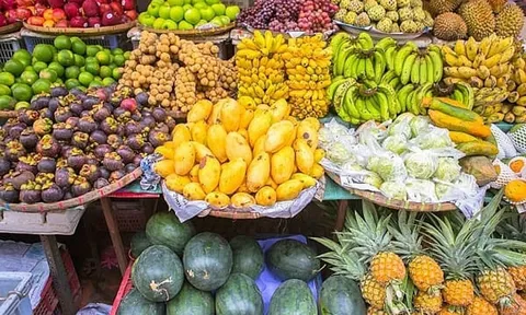 Giá hoa quả các loại trên thị trường Hà Nội 'dễ chịu' dịp đầu vụ
