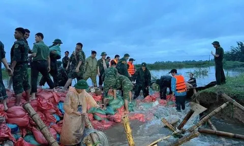 Sự cố vỡ kênh tiêu ở Nghệ An đã được khắc phục hoàn toàn