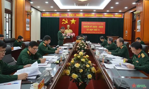 Đại tướng Lương Cường chủ trì Kỳ họp thứ 11 của Ủy ban Kiểm tra Quân ủy Trung ương