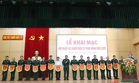 Khai mạc Hội thao Tác chiến điện tử toàn quân năm 2022
