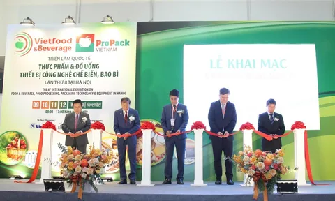 Khai mạc Triển lãm quốc tế ngành thực phẩm, đồ uống tại Hà Nội