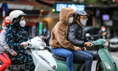 Các tỉnh khu vực Bắc Bộ đón gió mùa Đông Bắc vào chiều tối 13/2