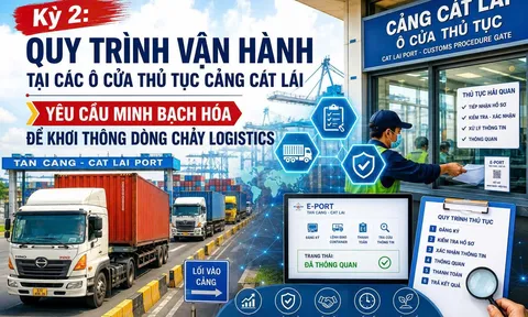 Kỳ 2: Quy trình vận hành phía sau ô cửa thủ tục Cảng Cát Lái - Yêu cầu minh bạch hóa để khơi thông dòng chảy logistics