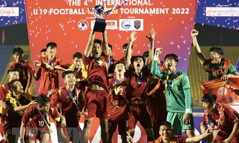 Việt Nam giành ngôi vô địch Giải U19 Quốc tế Thanh niên 2022