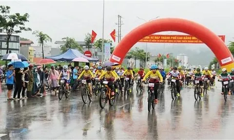 Giải đua xe đạp thành phố Cao Bằng mở rộng năm 2022