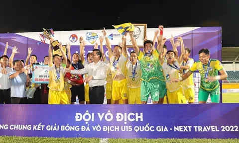 Sông Lam Nghệ An vô địch U15 quốc gia 2022