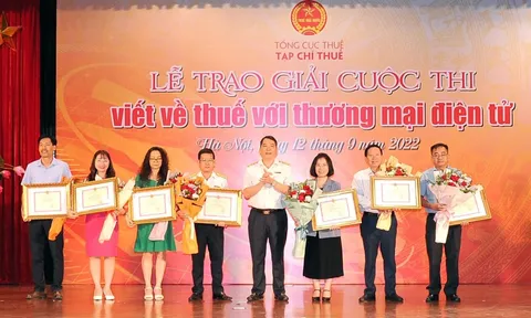 38 tác phẩm được vinh danh thi viết về Thuế với thương mại điện tử