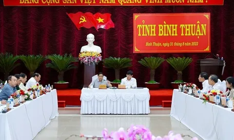 Kết luận của Thủ tướng tại buổi làm việc với lãnh đạo chủ chốt tỉnh Bình Thuận