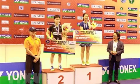 Nguyễn Thùy Linh vô địch đơn nữ Giải cầu lông quốc tế Việt Nam mở rộng