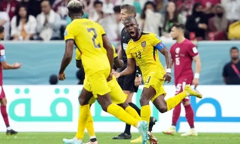 Ecuador đánh bại chủ nhà Qatar ở trận khai mạc World Cup 2022