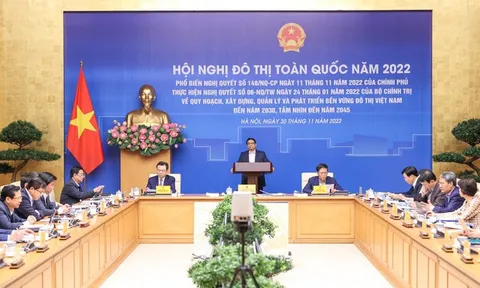 Thủ tướng Phạm Minh Chính chủ trì Hội nghị đô thị toàn quốc năm 2022