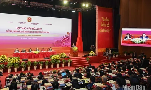 Khai mạc Hội thảo Văn hóa 2022 “Thể chế, chính sách và nguồn lực cho phát triển văn hóa’’