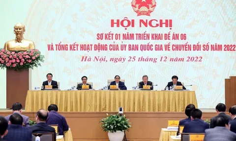 Thủ tướng chủ trì Hội nghị của Ủy ban Quốc gia về chuyển đổi số