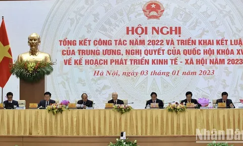 Đoàn kết, đồng lòng, vượt mọi khó khăn, quyết tâm hoàn thành thắng lợi mọi nhiệm vụ, chỉ tiêu năm 2023