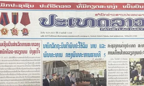 Báo Lào ca ngợi thành công của Năm Đoàn kết Hữu nghị Việt Nam-Lào