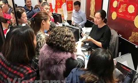 Giá vàng trong nước và thế giới đồng loạt giảm phiên đầu tuần
