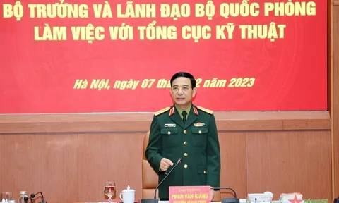 Tổng cục Kỹ thuật phát huy hơn nữa vai trò tham mưu với Quân ủy Trung ương, Bộ Quốc phòng