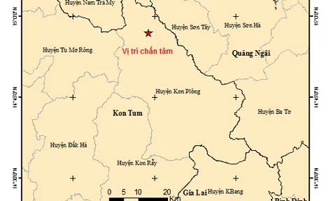 Lại xảy ra động đất tại Kon Plông, Kon Tum