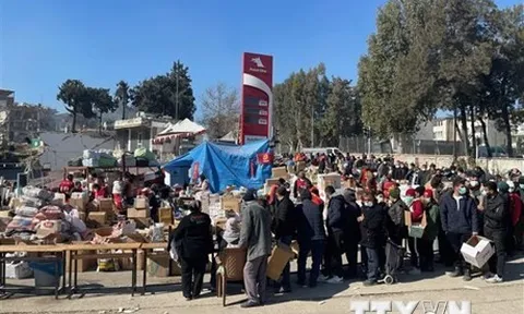 Hội Chữ thập đỏ Việt Nam kêu gọi ủng hộ nhân dân Thổ Nhĩ Kỳ và Syria