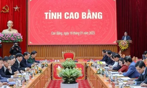 Kết luận của Thủ tướng Chính phủ Phạm Minh Chính tại buổi làm việc với lãnh đạo tỉnh Cao Bằng