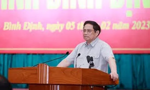 Kết luận của Thủ tướng Chính phủ Phạm Minh Chính tại buổi làm việc với lãnh đạo tỉnh Bình Định