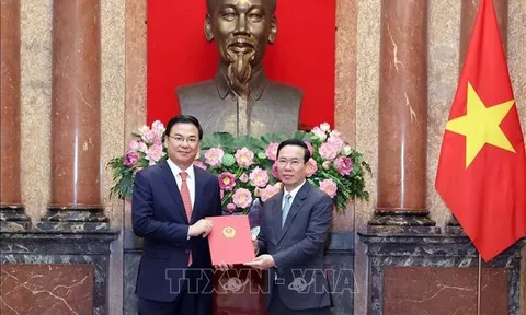 Chủ tịch nước trao quyết định bổ nhiệm Đại sứ Việt Nam tại Nhật Bản