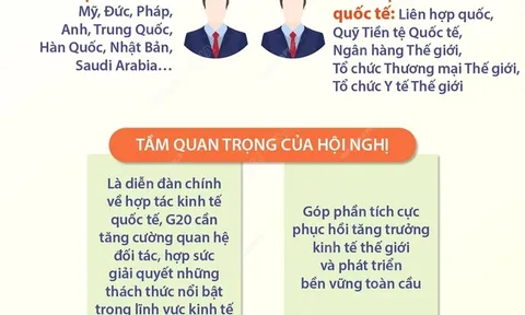 Hội nghị thượng đỉnh G20 giải quyết những thách thức kinh tế nổi bật
