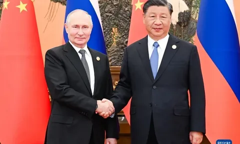 Chủ tịch Trung Quốc Tập Cận Bình và Tổng thống Nga Putin hội đàm tại Bắc Kinh