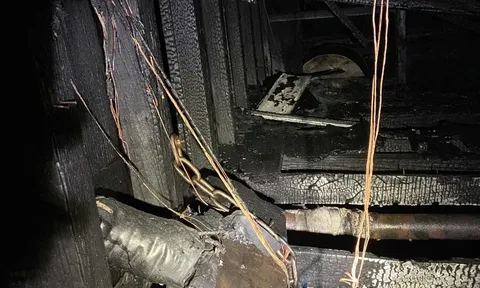 Cháy tàu cá neo đậu tại Âu thuyền cảng cá Thọ Quang