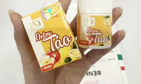 Bộ Y tế cảnh báo sản phẩm Detox Táo hỗ trợ giảm cân chứa chất cấm Sibutramin