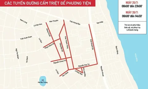 11 tuyến đường tại Hà Nội cấm tuyệt đối phương tiện giao thông trong 2 ngày Quốc tang