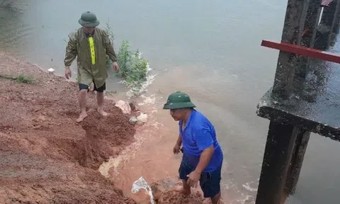 Hà Nội: Huyện Quốc Oai tập trung khắc phục hậu quả mưa lũ