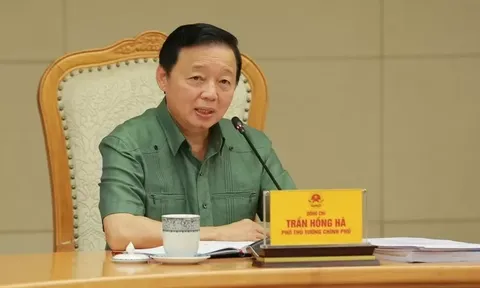 Phó Thủ tướng Trần Hồng Hà chủ trì cuộc họp đánh giá tổng thể tiềm năng khoáng sản chiến lược